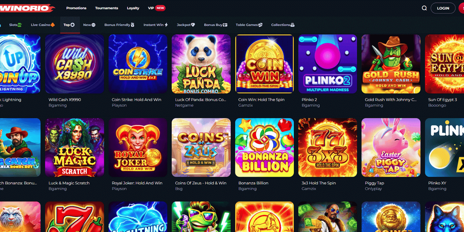 sign up winario